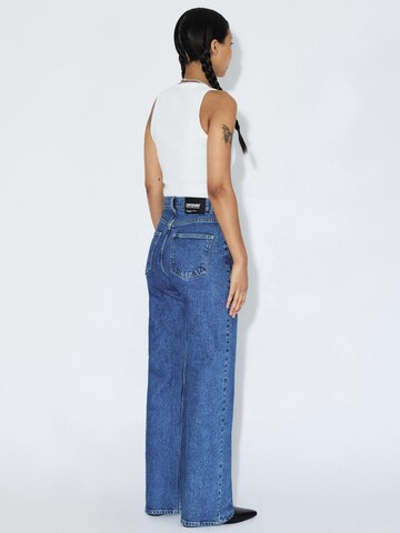 Dr. Denim Regular Jeans 'Echo High Straight - Jeans'‌ in Blau