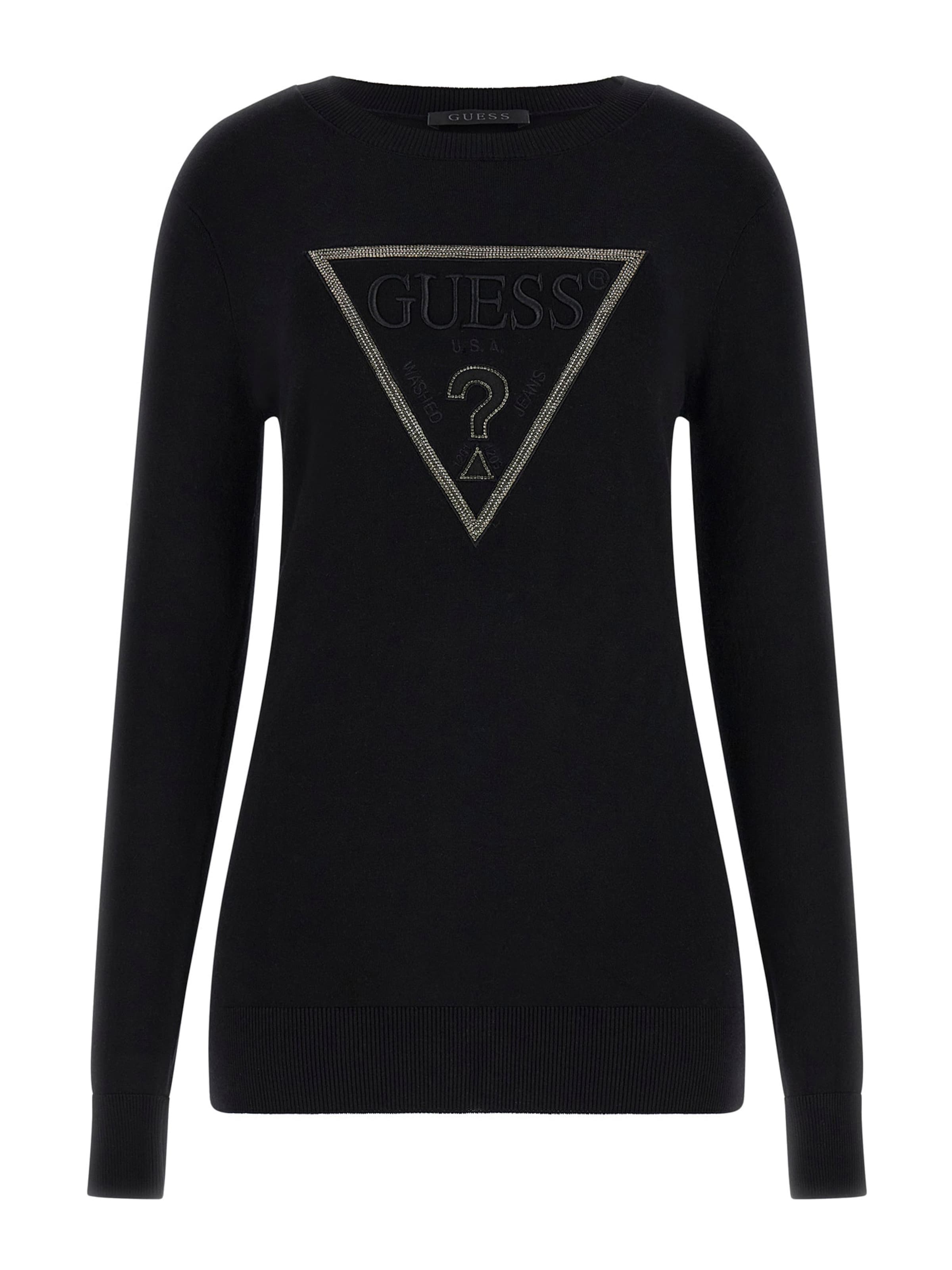 GUESS - Pullover 'SASHA' em preto: frente