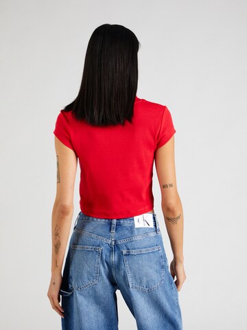 Calvin Klein Jeans Koszulka w kolorze czerwony