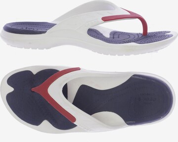 Crocs Sandalen 36,5 in Weiß: Vorderseite