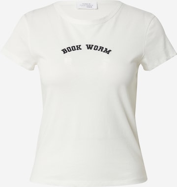 Daahls by Emma Roberts exclusively for ABOUT YOU Футболка 'Caya' в Белый: спереди