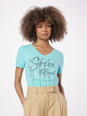 Soccx Shirt 'Mary' in Blauw: voorkant