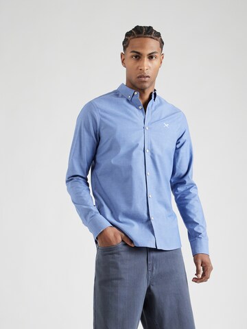 Coupe regular Chemise 'Samuel' Iriedaily en bleu : devant