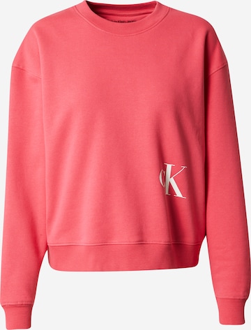 Calvin Klein Jeans Sweatshirt i rosa: framsida