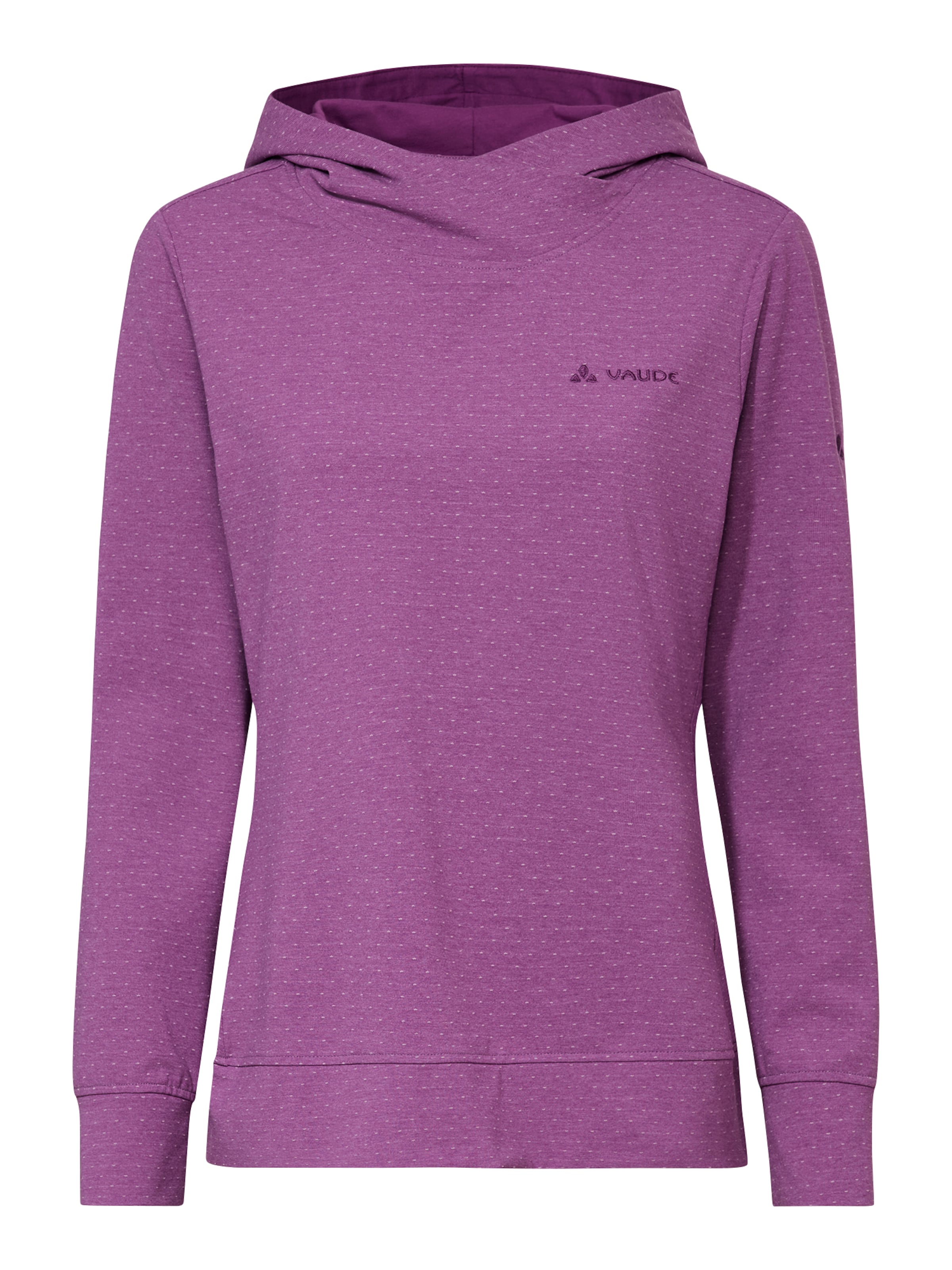 VAUDE Sports sweatshirt 'Tuenno' in Purple: front