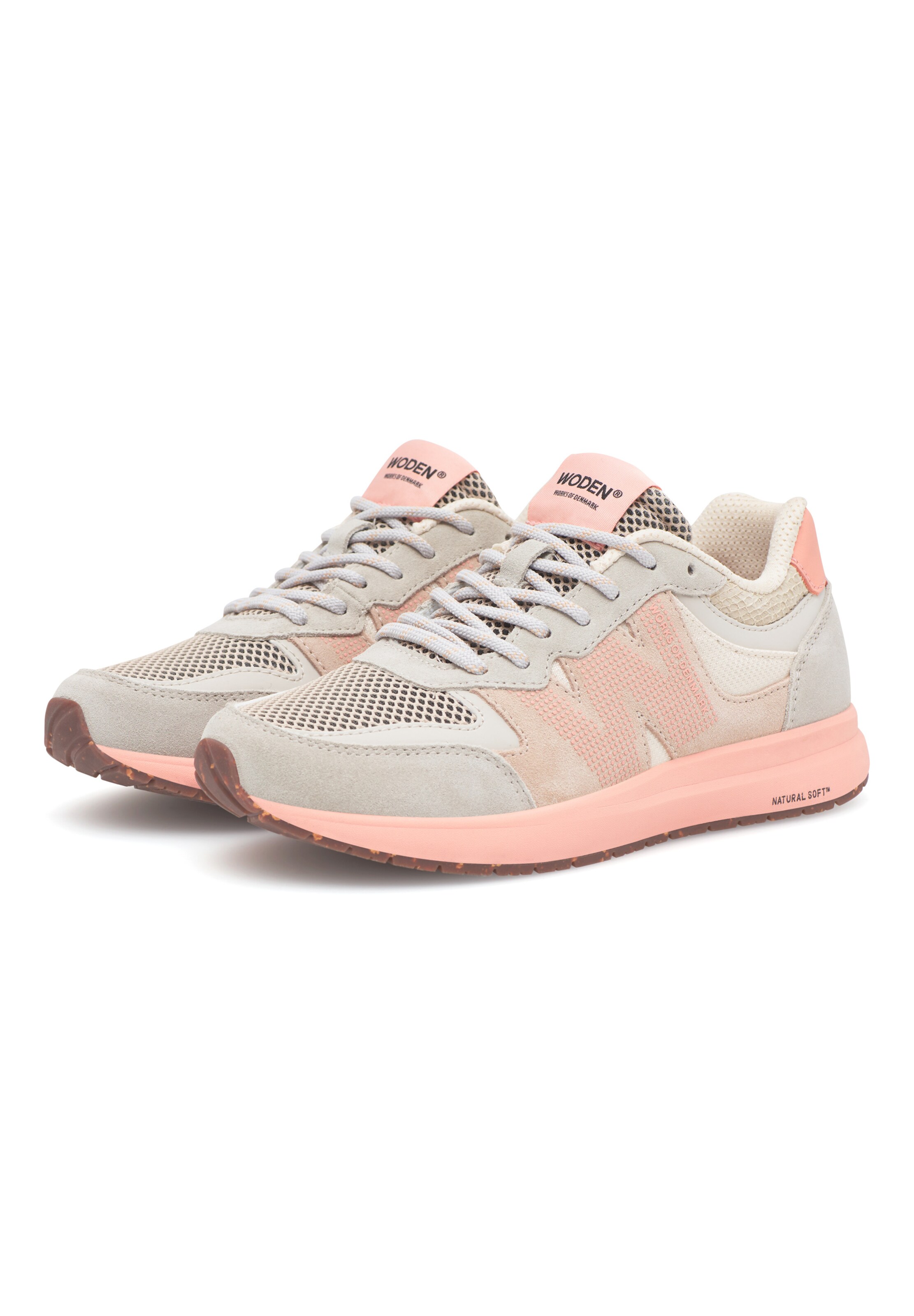 WODEN Sneakers laag 'Rigmor Open Mesh' in Roze