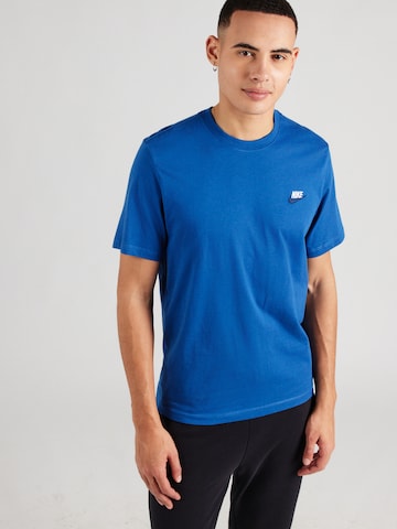 Maglietta 'CLUB' di Nike Sportswear in blu: frontale