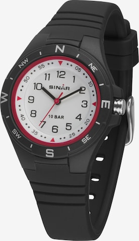 SINAR Analog Watch in Black: front