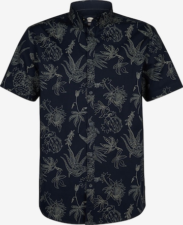 Chemise Petrol Industries en bleu : devant