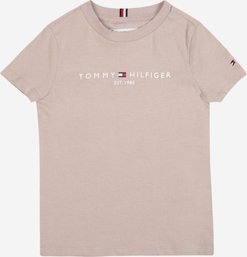 T-Shirt TOMMY HILFIGER en gris : devant