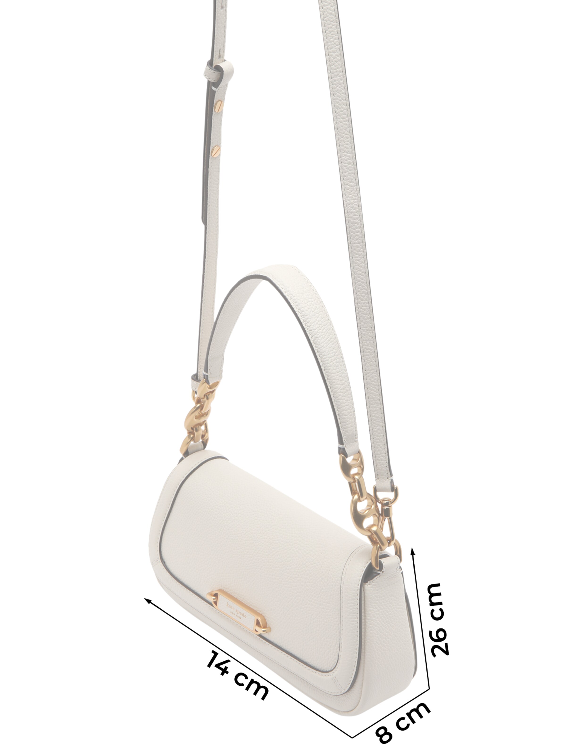 Borsa a spalla 'Gramercy' di Kate Spade in bianco