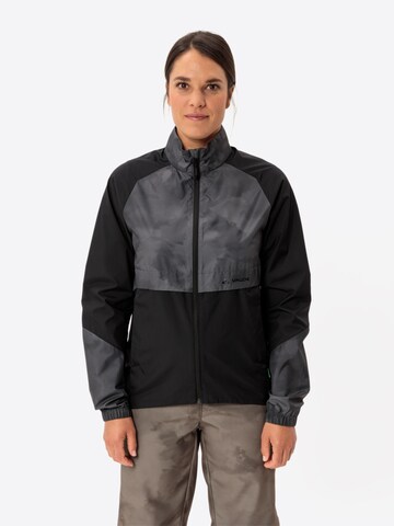 VAUDE Outdoorjas in Zwart: voorkant