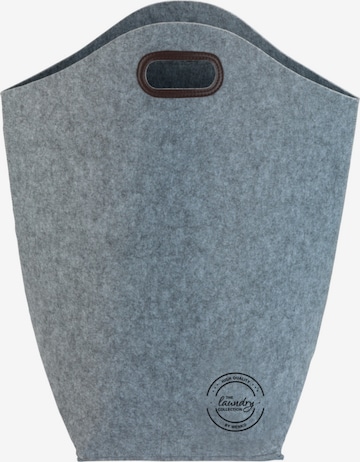 Wenko Laundry Basket 'Filz' in Grey: front