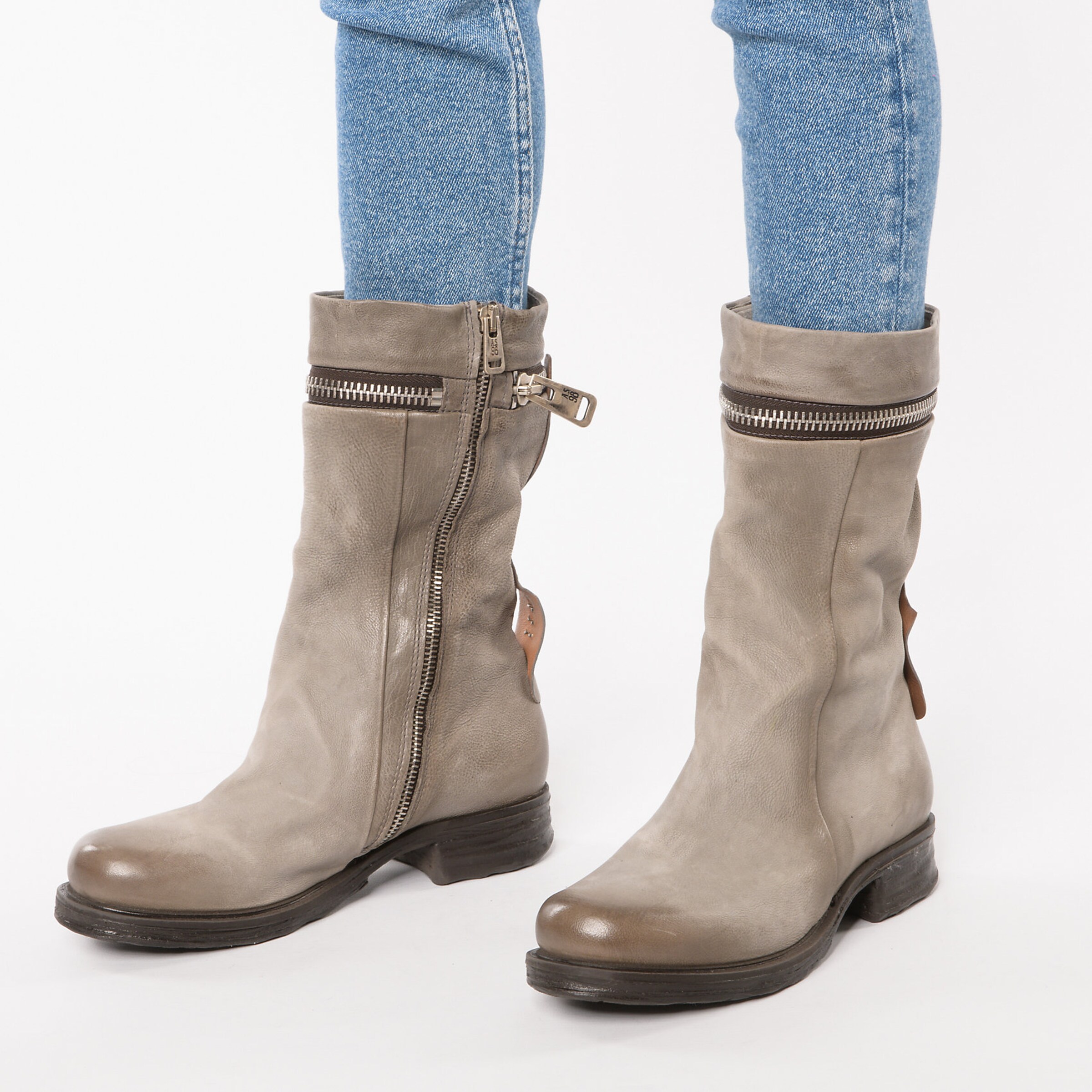 Frauen Stiefel A.S.98 Stiefelette ' A50213-0301' in Taupe - LI95872 Frauen Stiefel A.S.98 Stiefelette ' A50213-0301' in Taupe - LI95872
