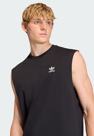 ADIDAS ORIGINALS Top 'Trefoil Essentials' in Schwarz