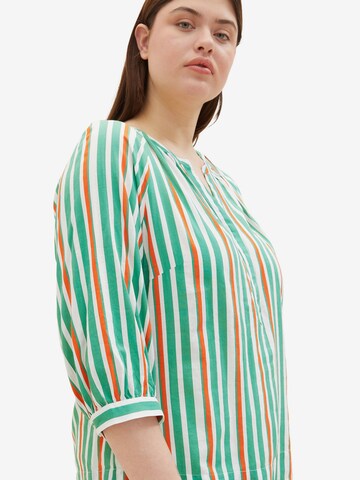 Tom Tailor Women + Blouse in Green