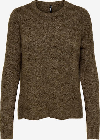 ONLY Свитер 'ONLLolli' в Коричневый: спереди