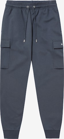 Pantalon cargo Nicce en bleu : devant