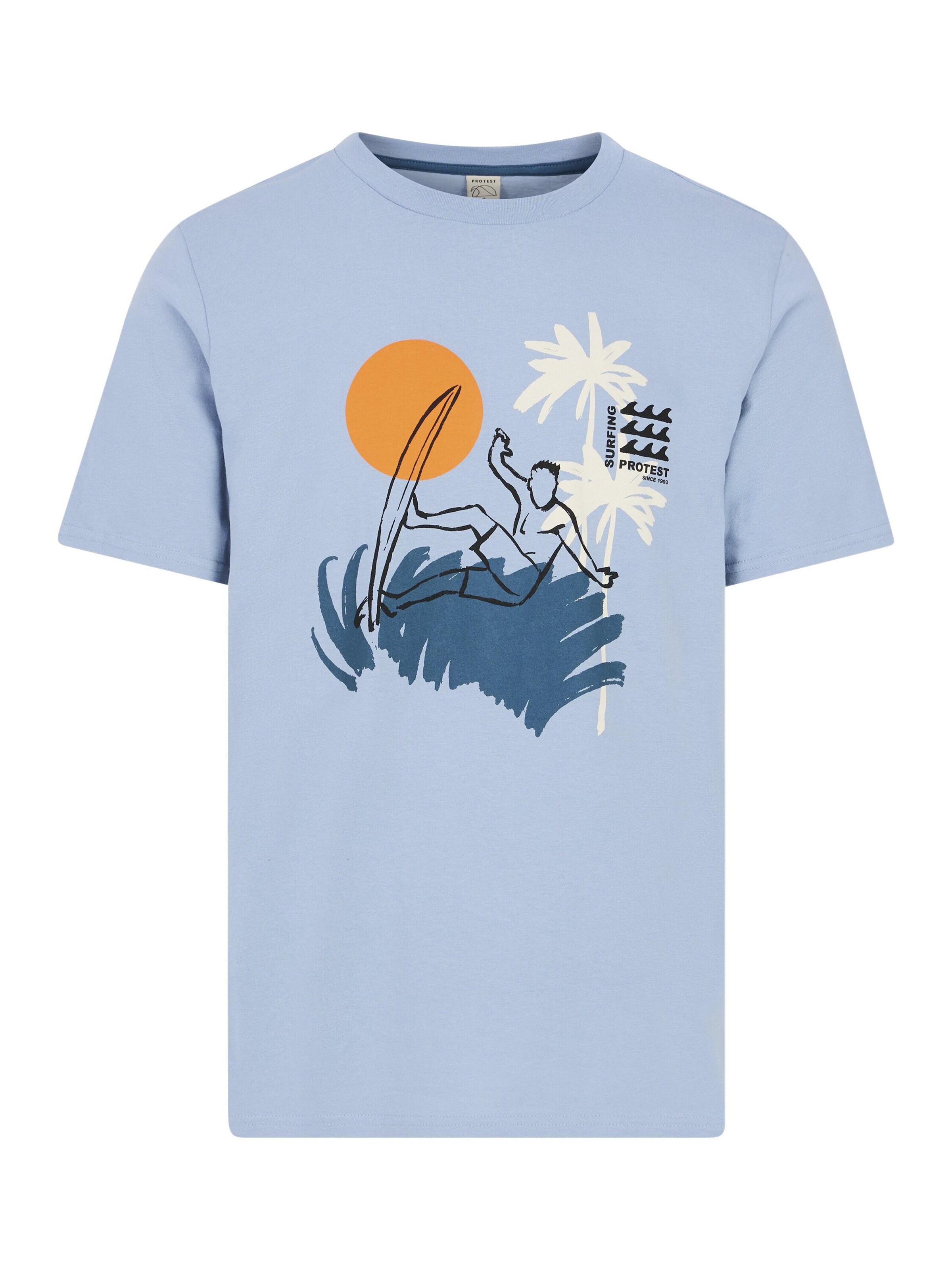 PROTEST Shirt 'PRTRodas' in Blue: front