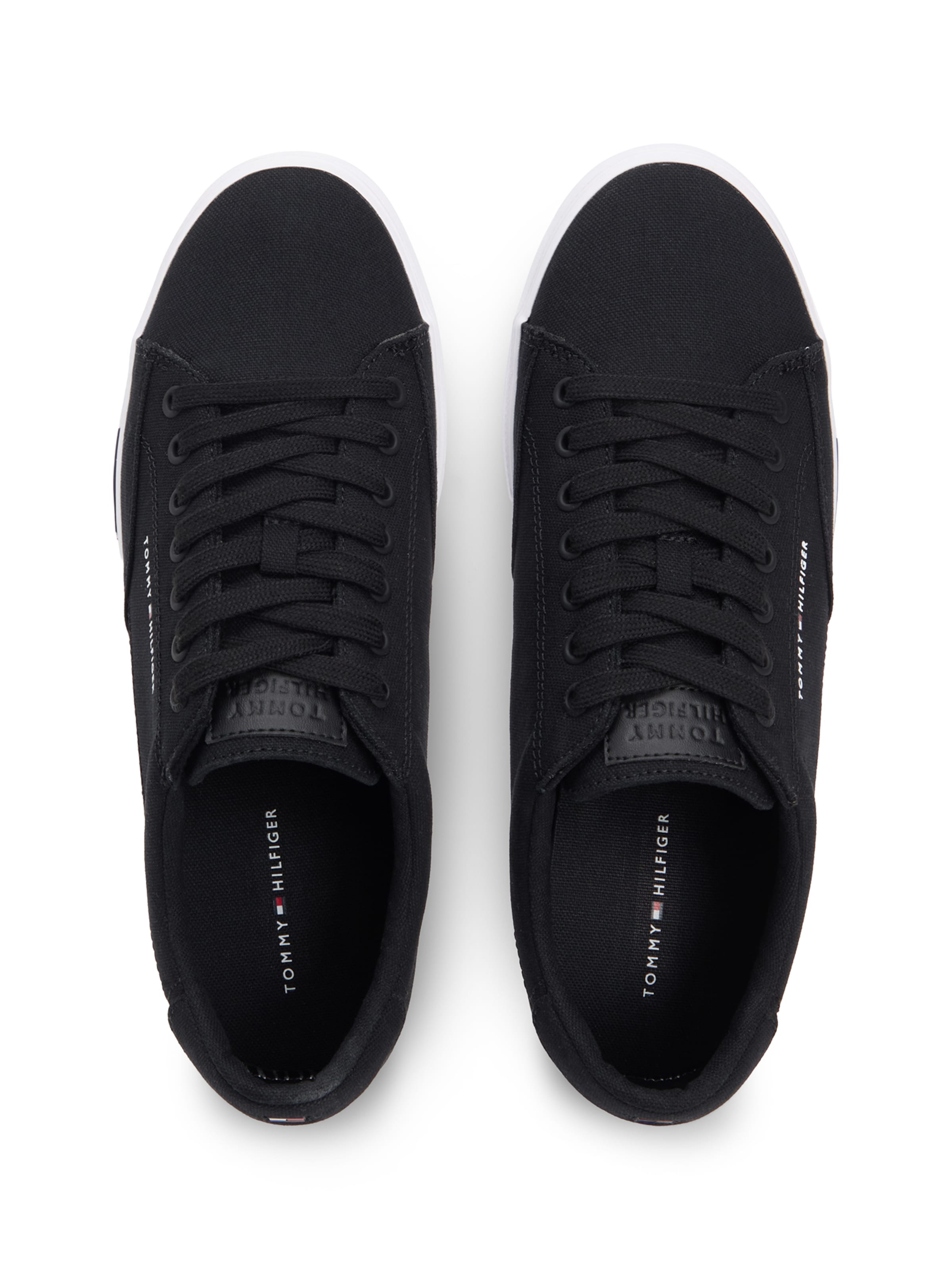 TOMMY HILFIGERNiske tenisice - crna boja