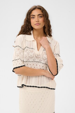 CULTURE Sweater 'CUylva' in Beige: front