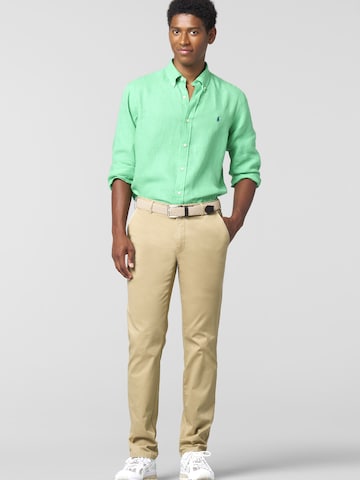 Regular Pantalon chino MEYER en beige