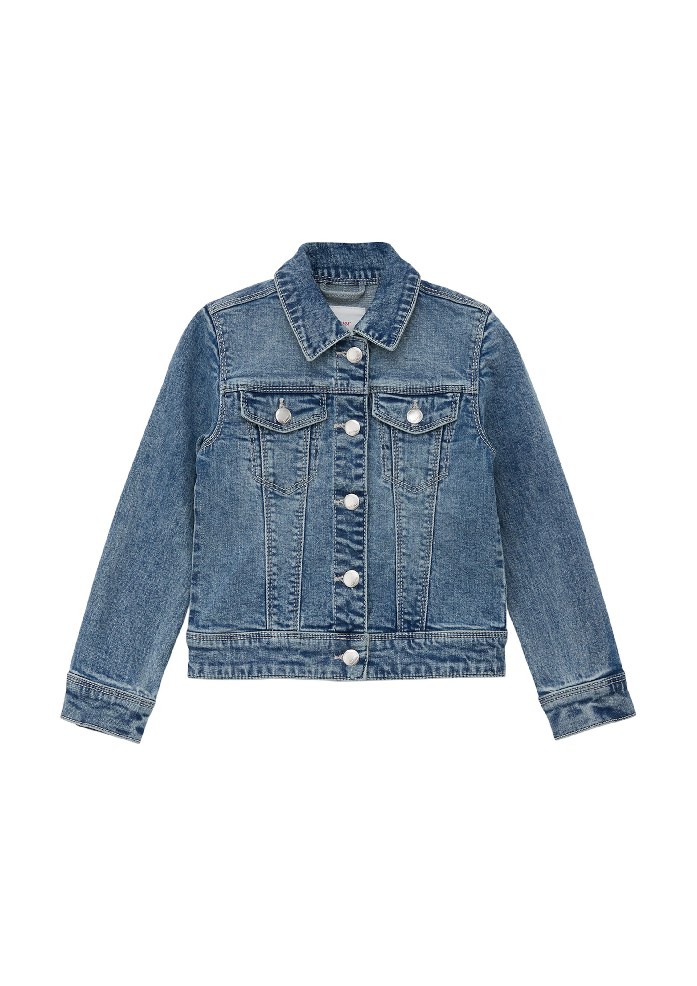 s.Oliver Jacke in Blau: Vorderseite
