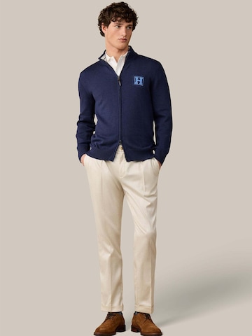 Hackett London Gebreid vest in Blauw