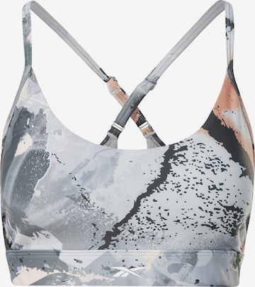 Reebok Bustier Sport-BH in Grau: predná strana