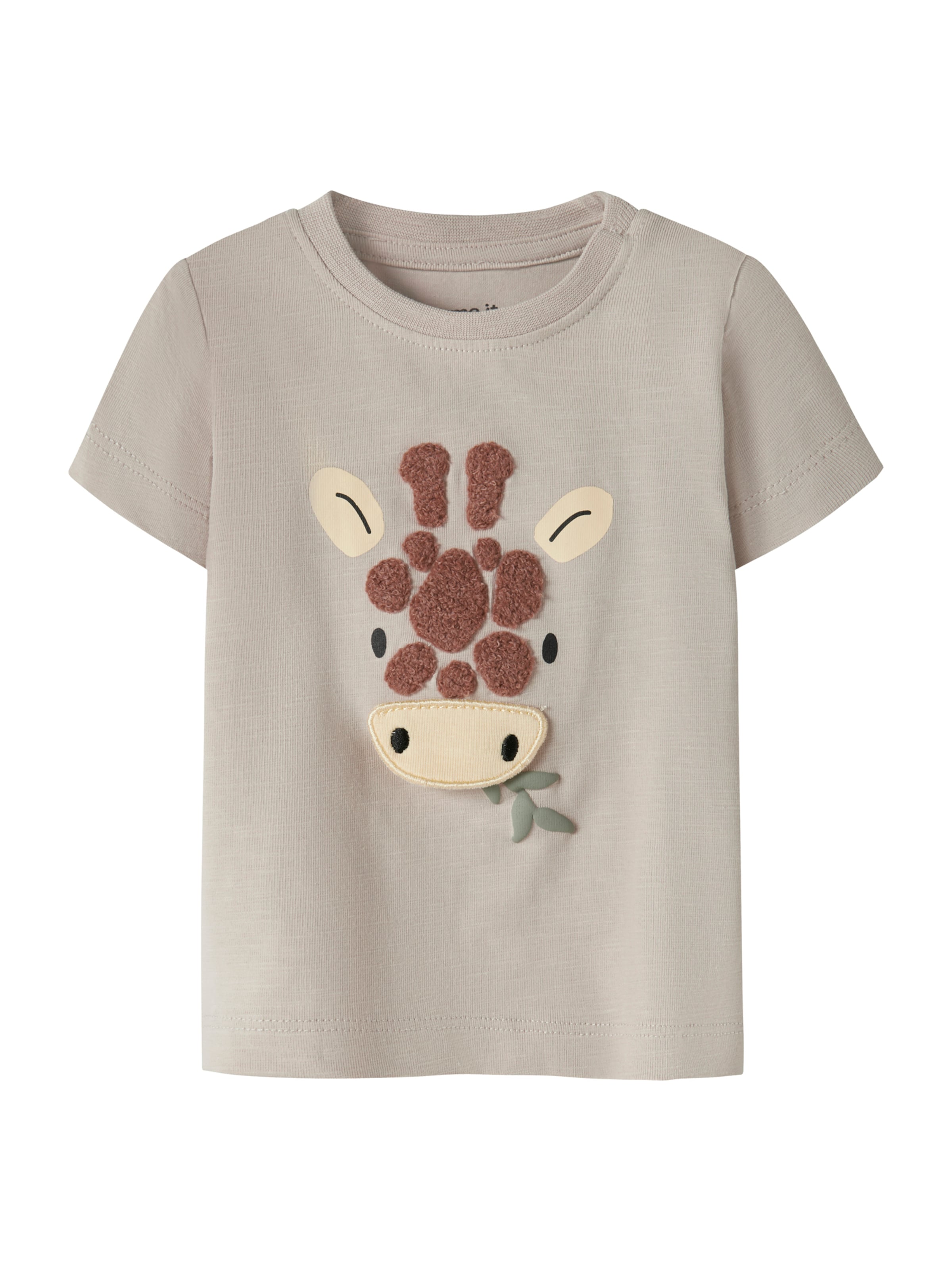 pelēks NAME IT T-Krekls 'NBMHOLE': no priekšpuses