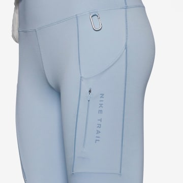 NIKE Skinny Leggings 'DF GO' in Blau