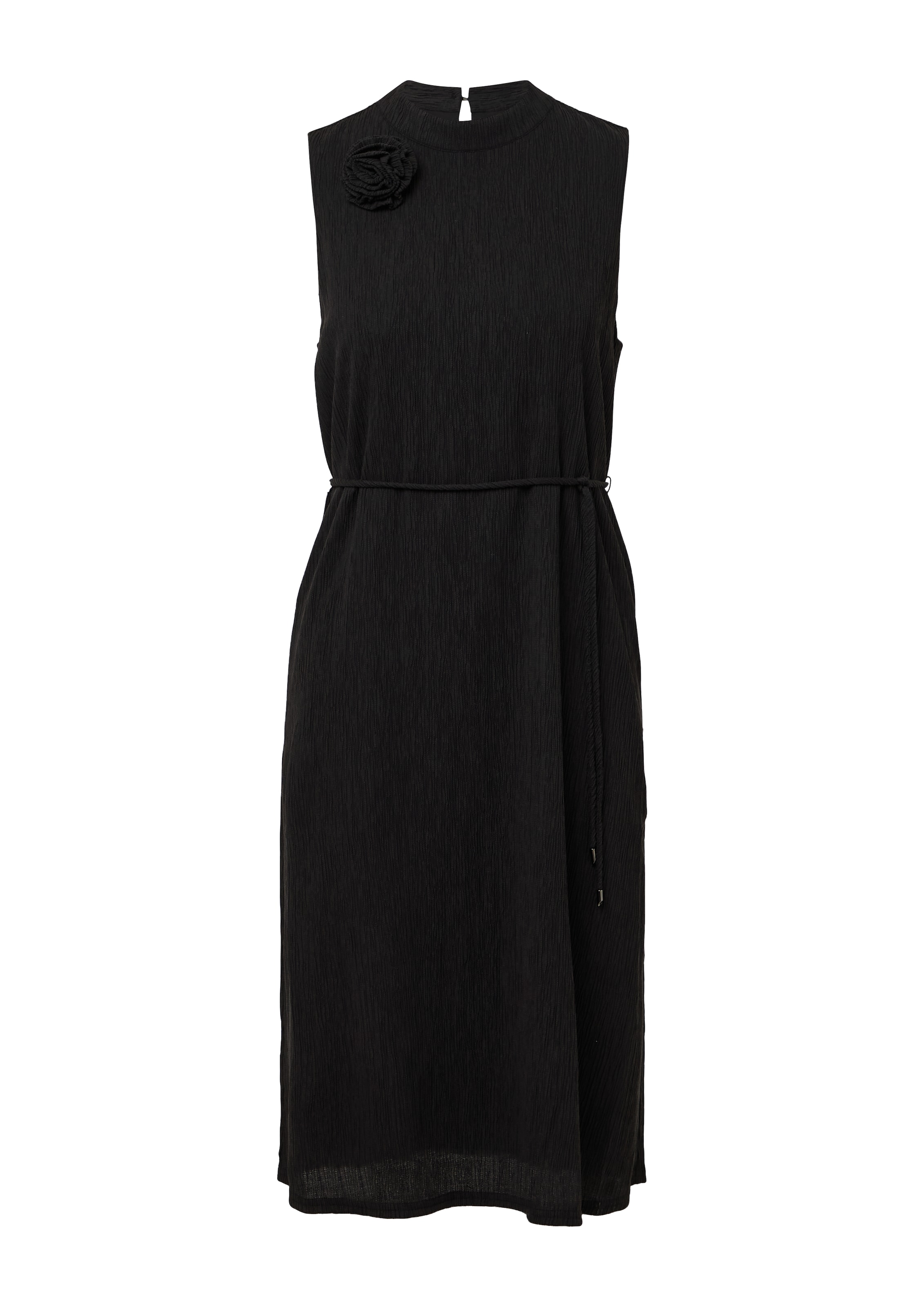 s.Oliver BLACK LABEL Kleid in Schwarz: Vorderseite