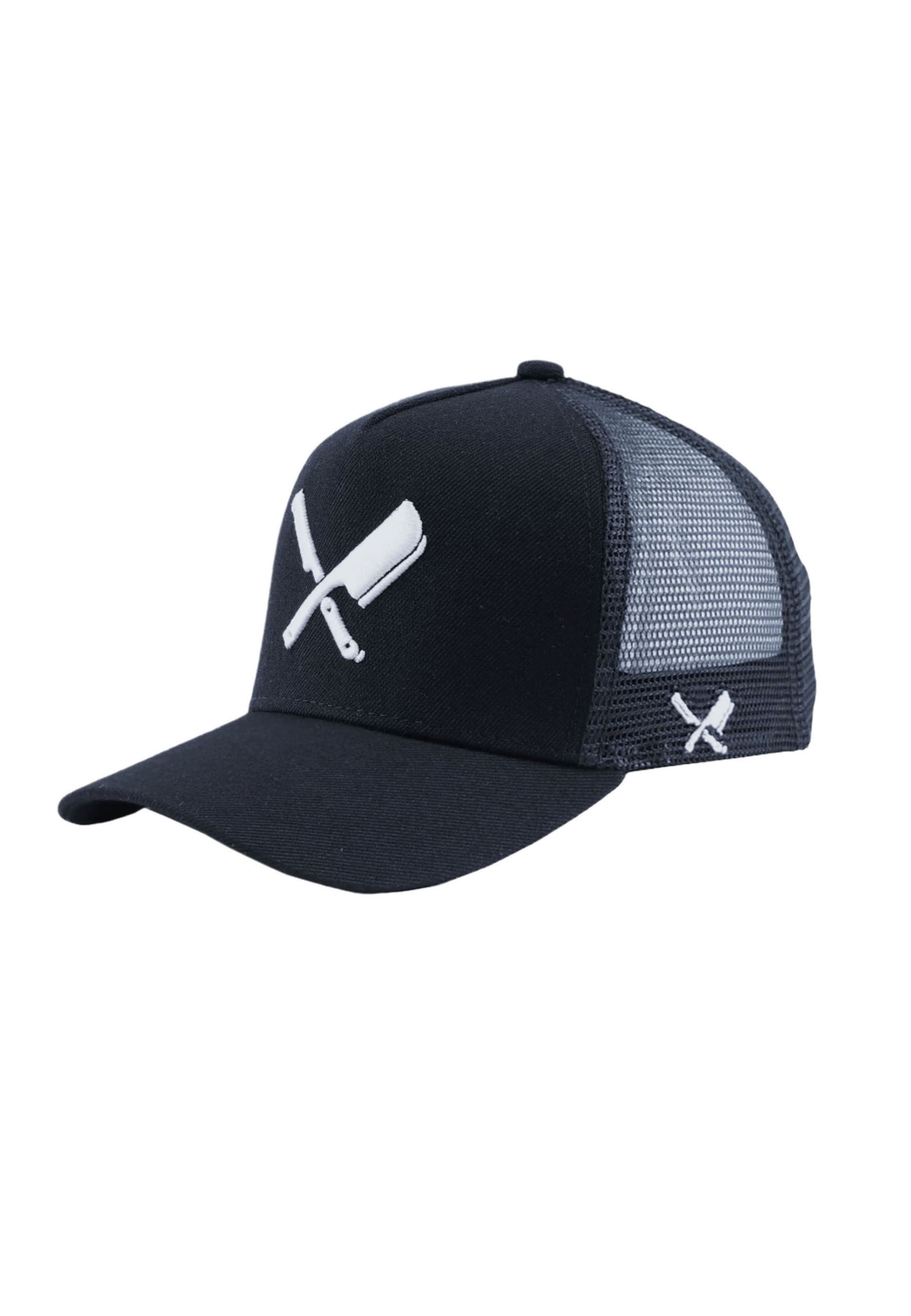 Cappello da baseball 'Blades' di Distorted People in blu: frontale