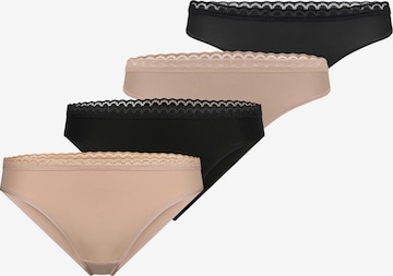 Slip ' Daily Micro ' Nur Die en beige : devant