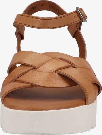 Paul Green Strap Sandals in Brown