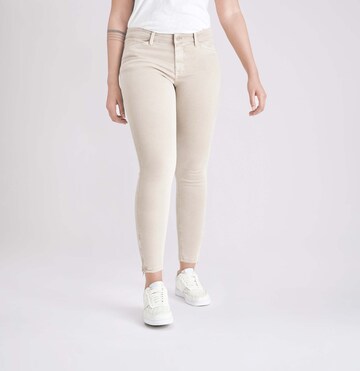 MAC Slimfit Jeans in Beige: Vorderseite