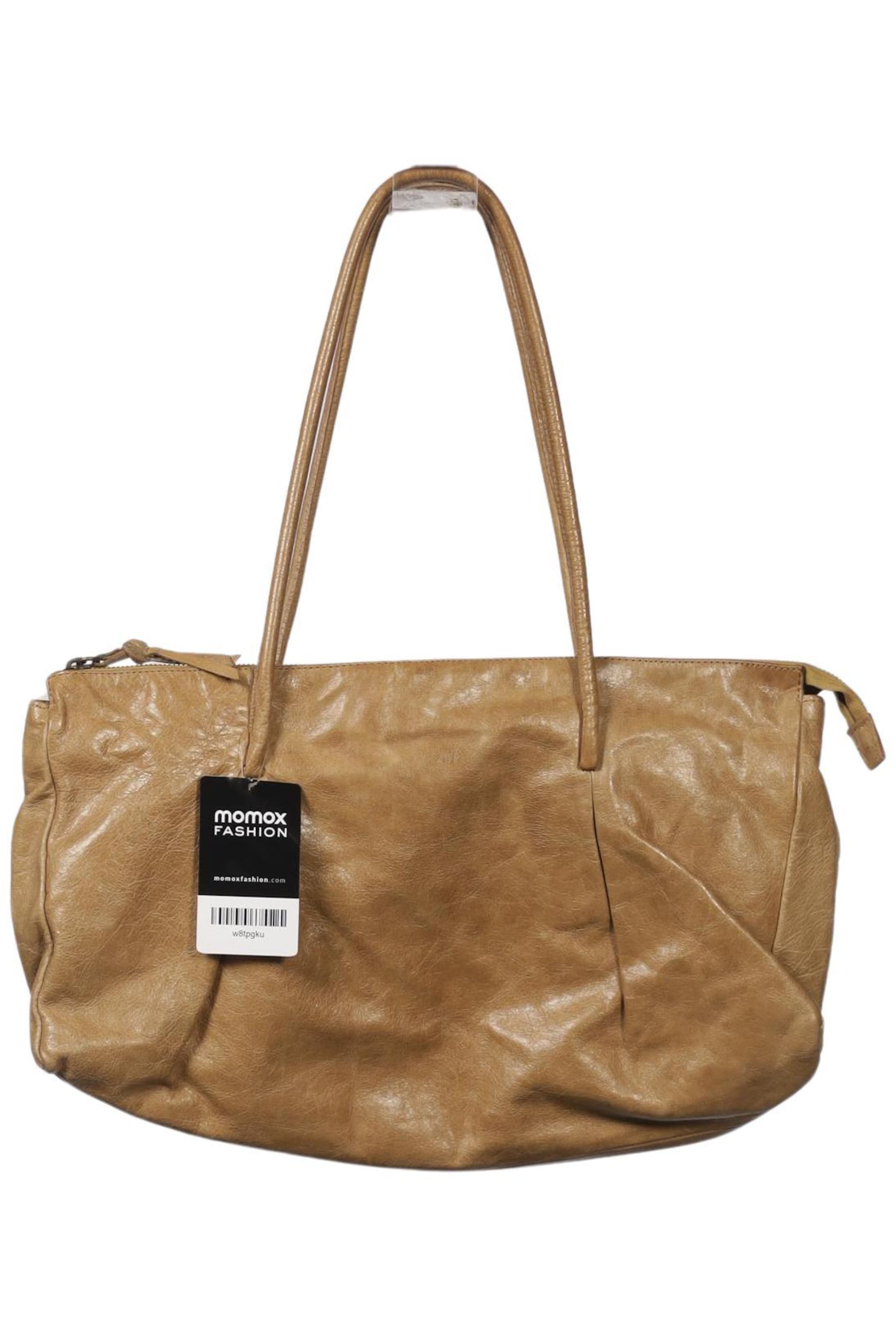 ABRO Handtasche gross Leder One Size in Beige: Vorderseite
