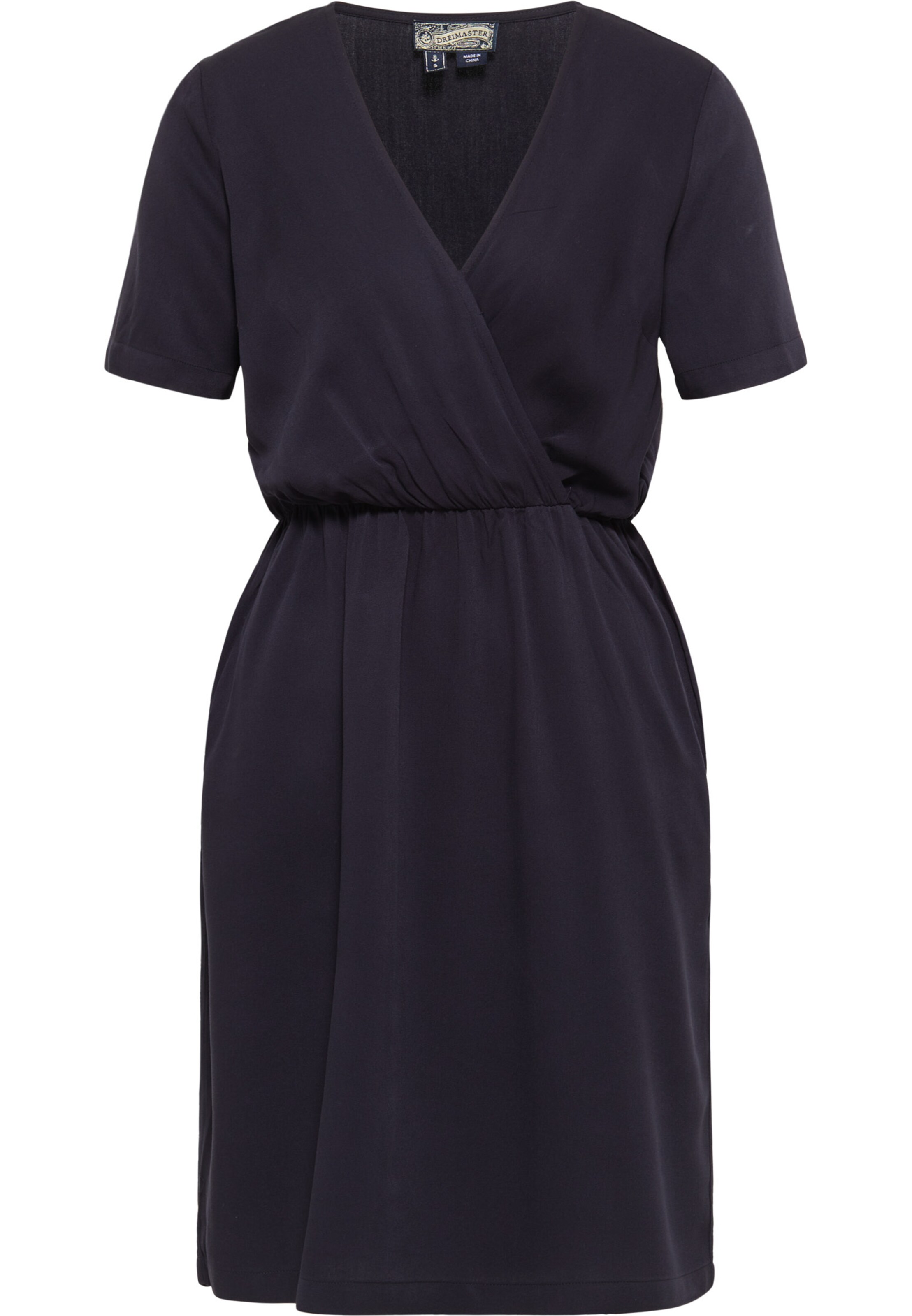 DreiMaster Vintage Kleid in Blau: Vorderseite