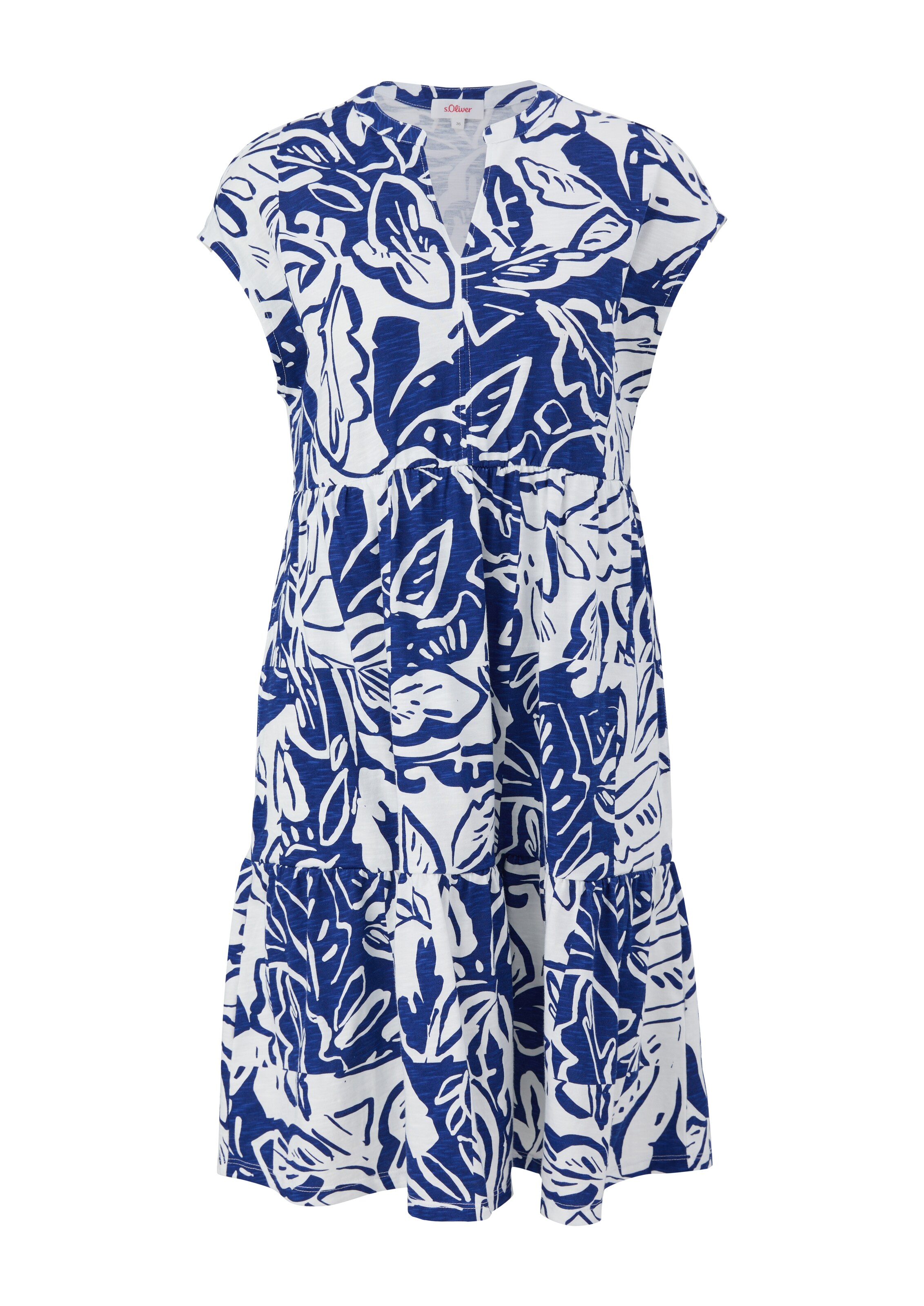 s.Oliver Kleid in Blau: Vorderseite