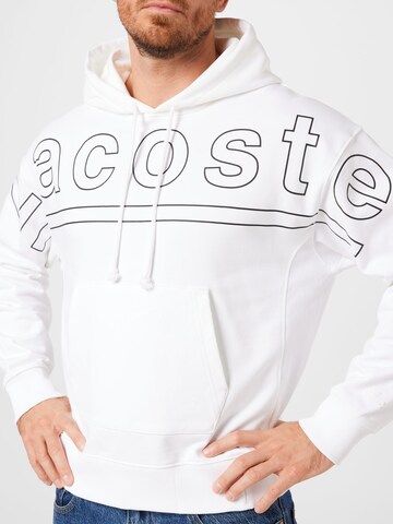 LACOSTE Sweatshirt in Weiß