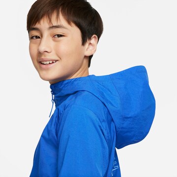 Veste de sport NIKE en bleu