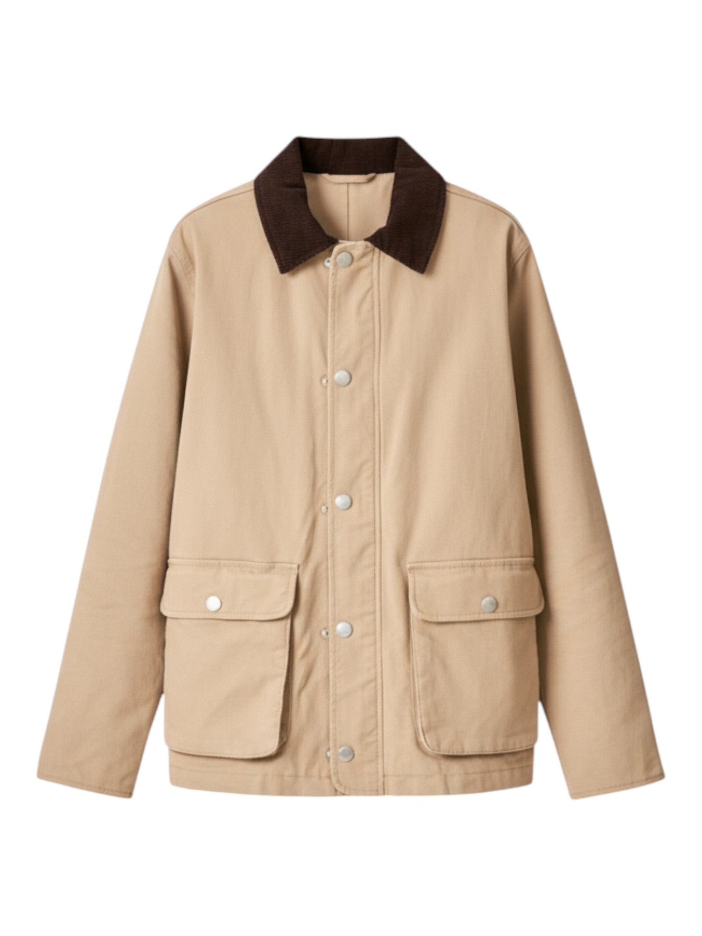 TEESHOPPEN Between-Season Jacket in Beige: front