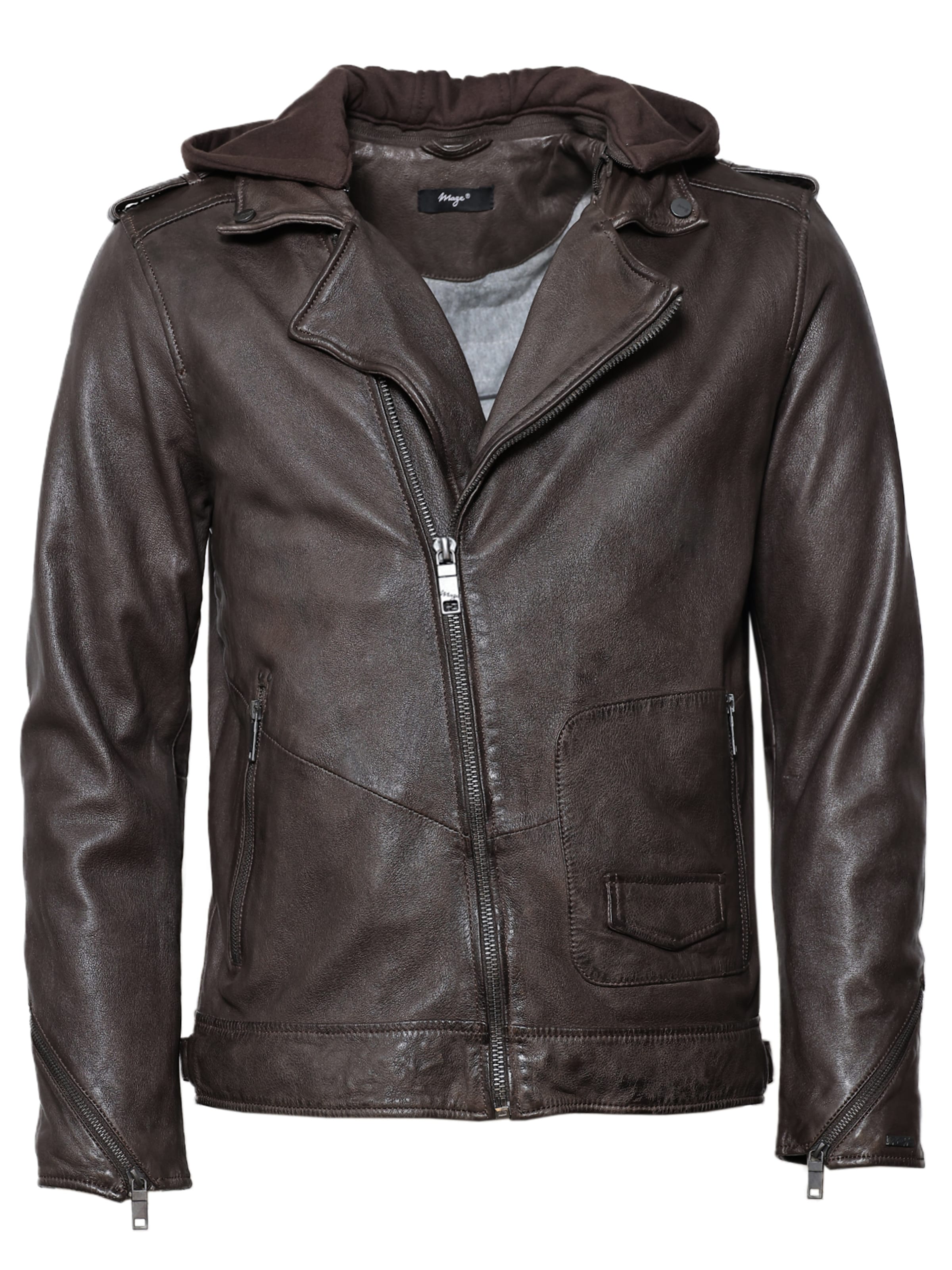 Maze Between-season jacket in Brown: front