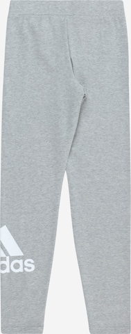 ADIDAS SPORTSWEAR Skinny Sporthose 'ESSENTIAL' in Grau