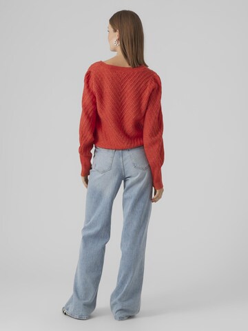 Pull-over 'STINNA' VERO MODA en rouge