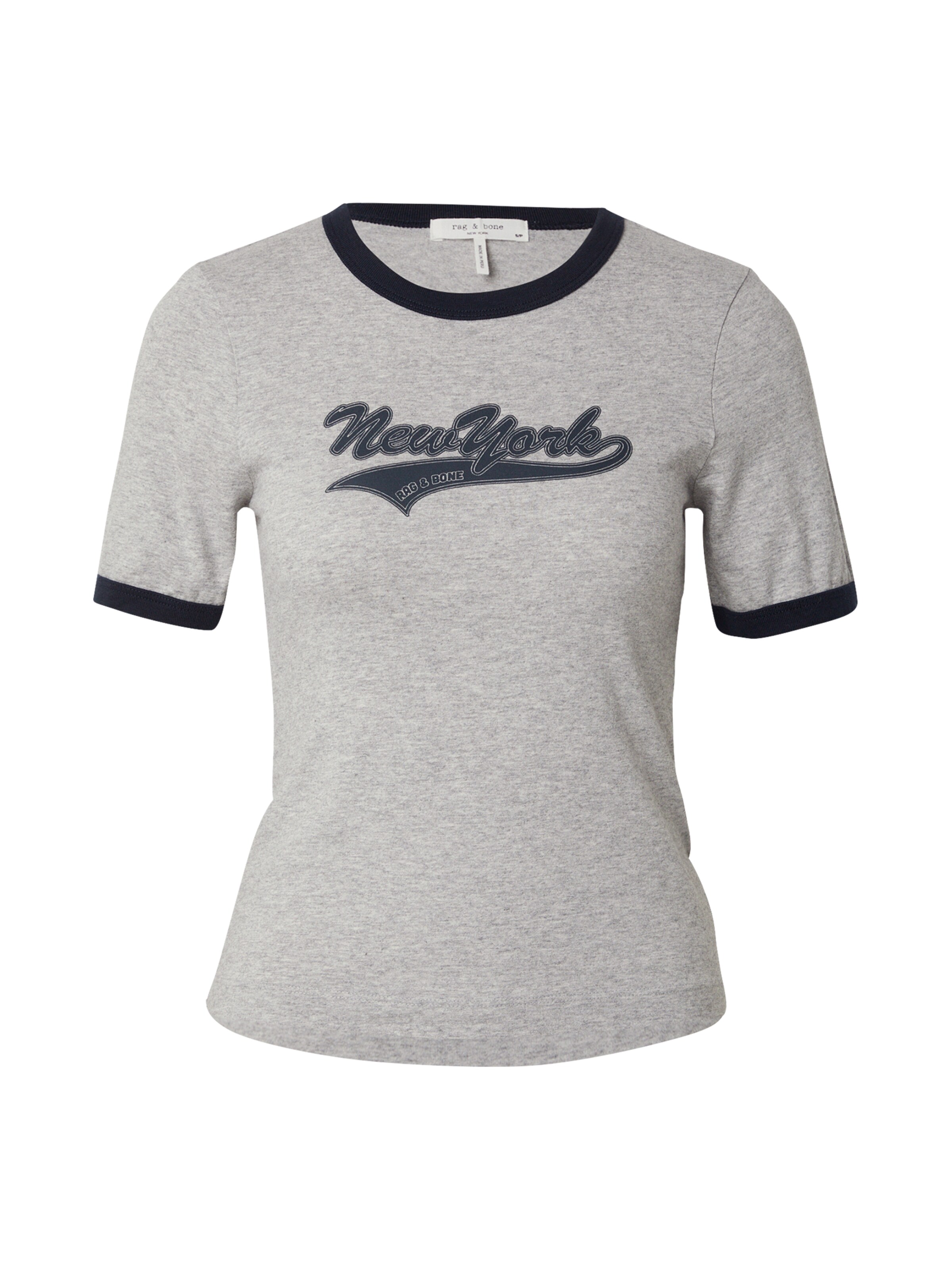 T-shirt rag & bone en gris : devant