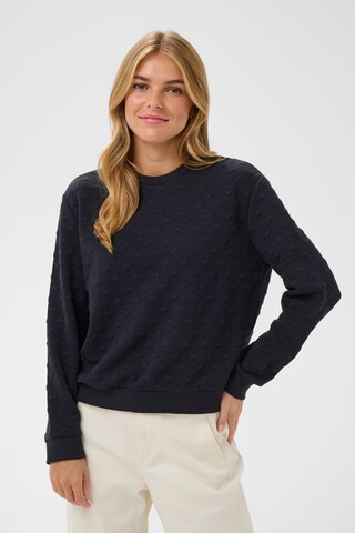 SAINT TROPEZ Sweatshirt 'PadmiaSZ' in Blauw: voorkant