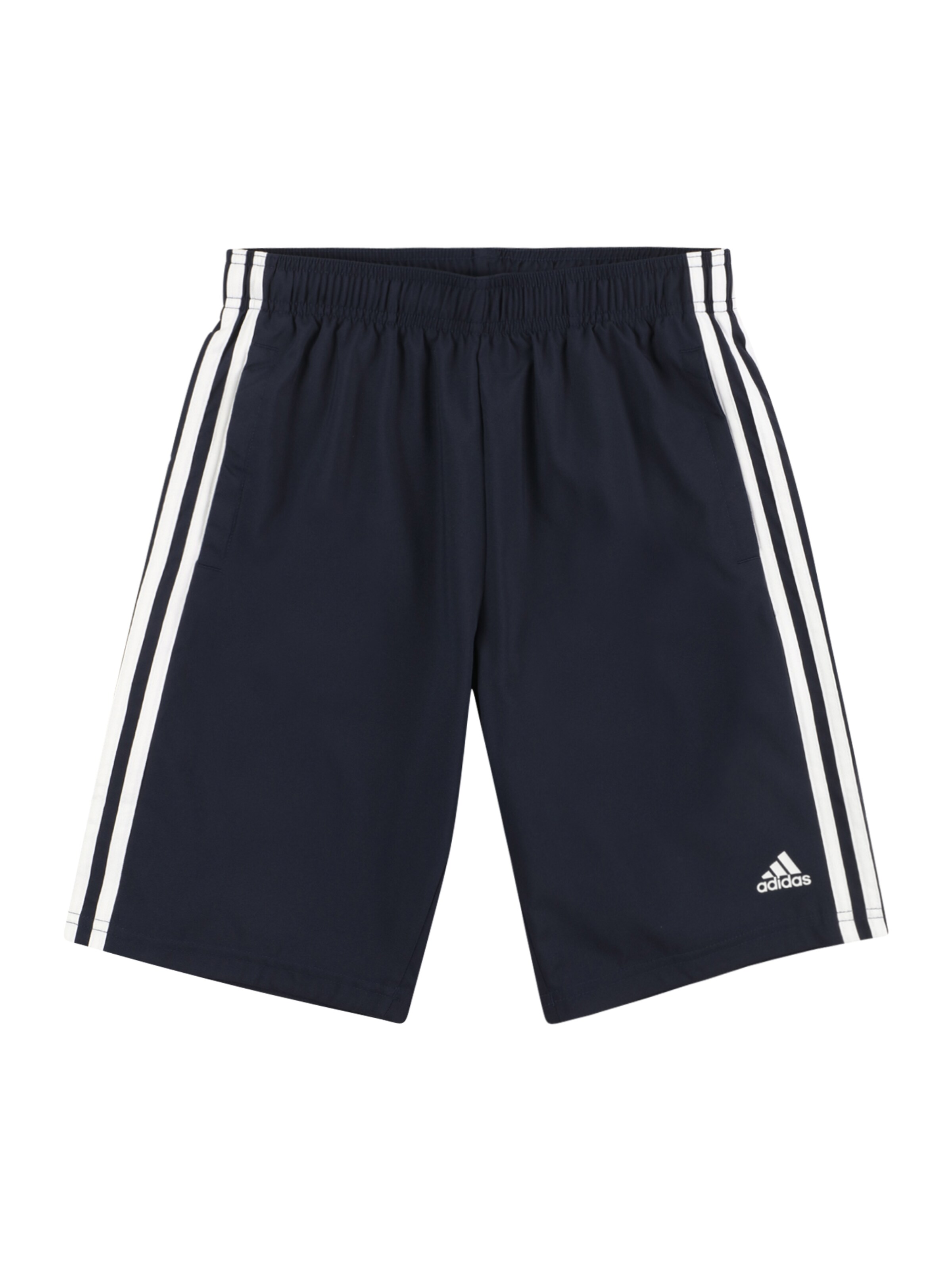 ADIDAS SPORTSWEAR Regular Sportshorts 'Essentials 3-Stripes ' in Blau: Vorderseite