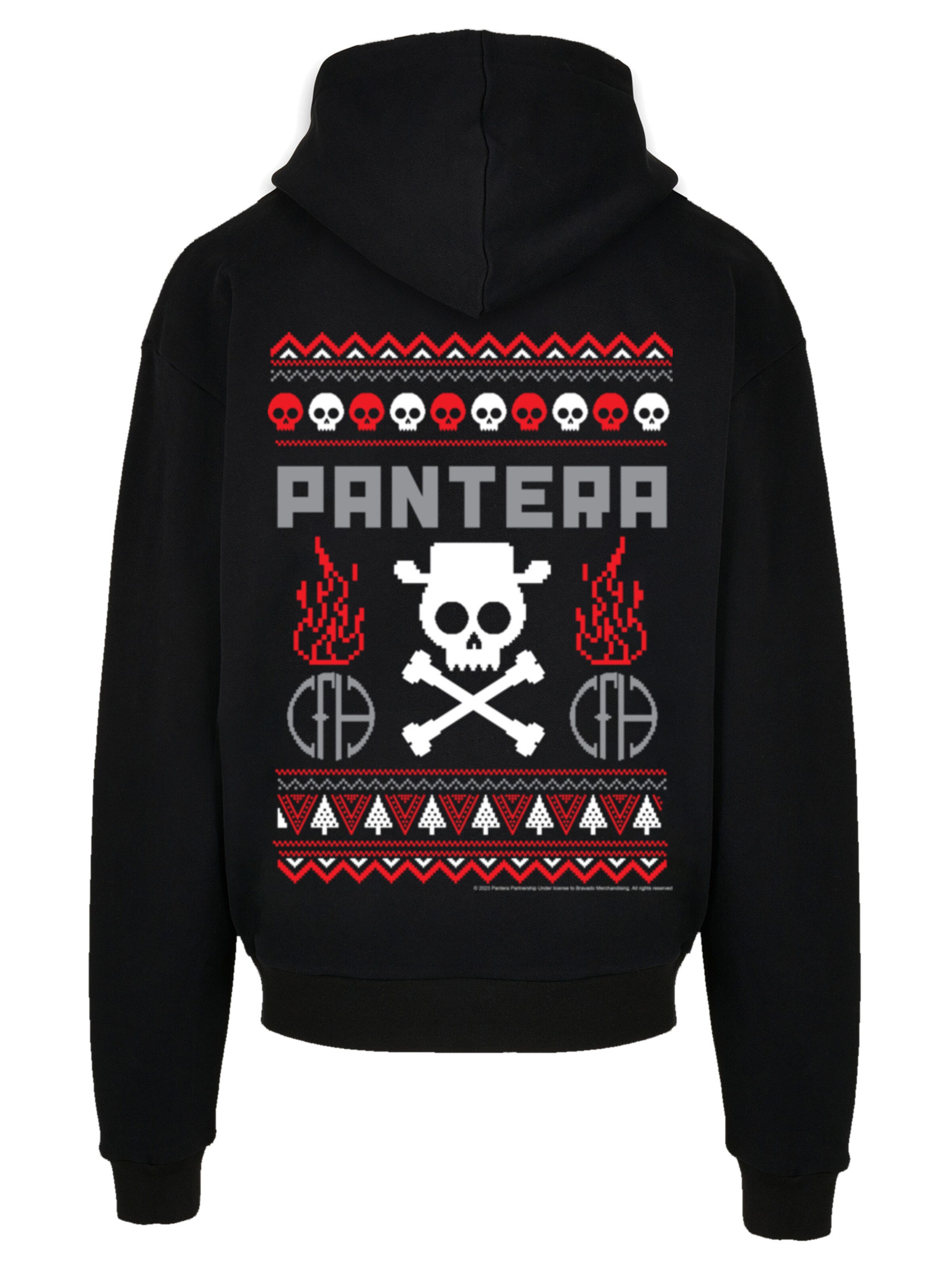 F4NT4STIC Sweatshirt 'Pantera Weihnachten' in Zwart