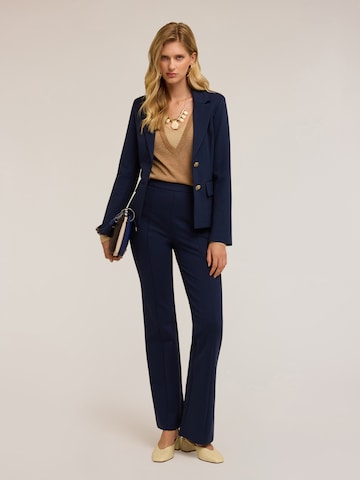 MOTIVI Flared Broek in Blauw